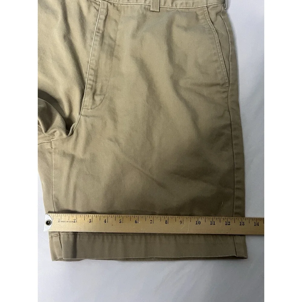 Vintage Polo Ralph Lauren Philip Chino Shorts Men's 36 Beige Flat Front Cotton